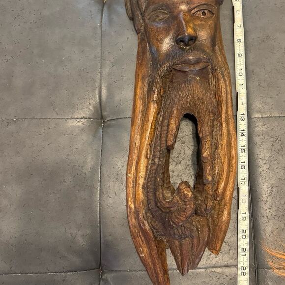 VTG hand made wood tree spirit - Picture 7 of 7